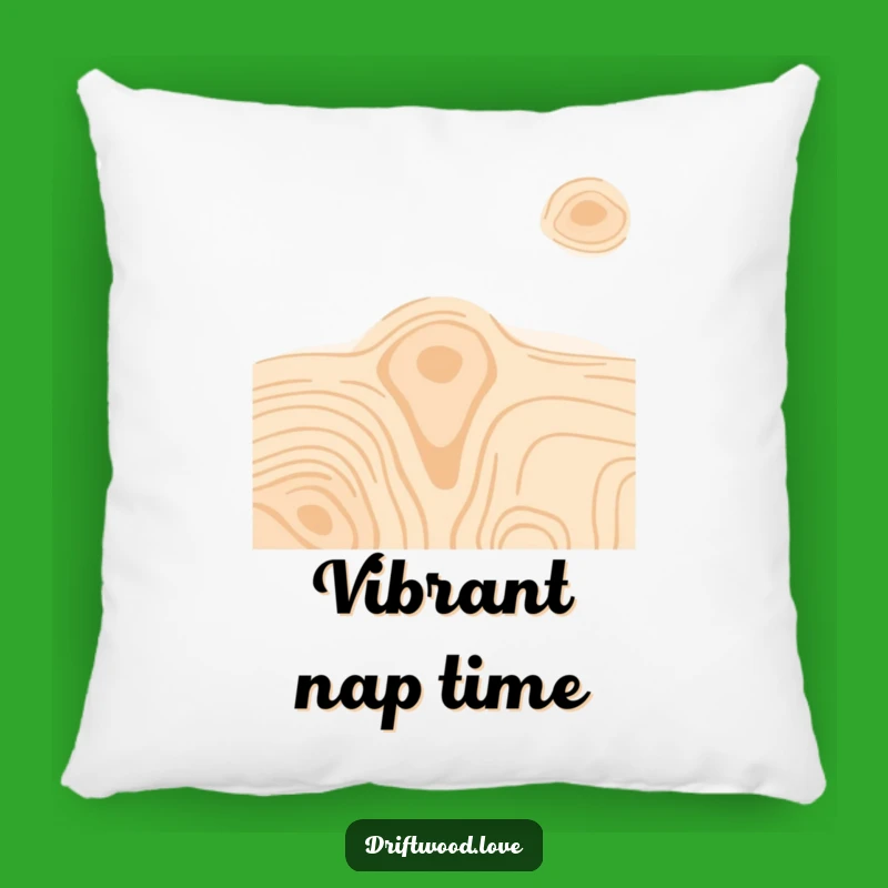 Funny Vibrant Wood Grain Pillow: Cozy Comfort with Bold, Colorful Textures