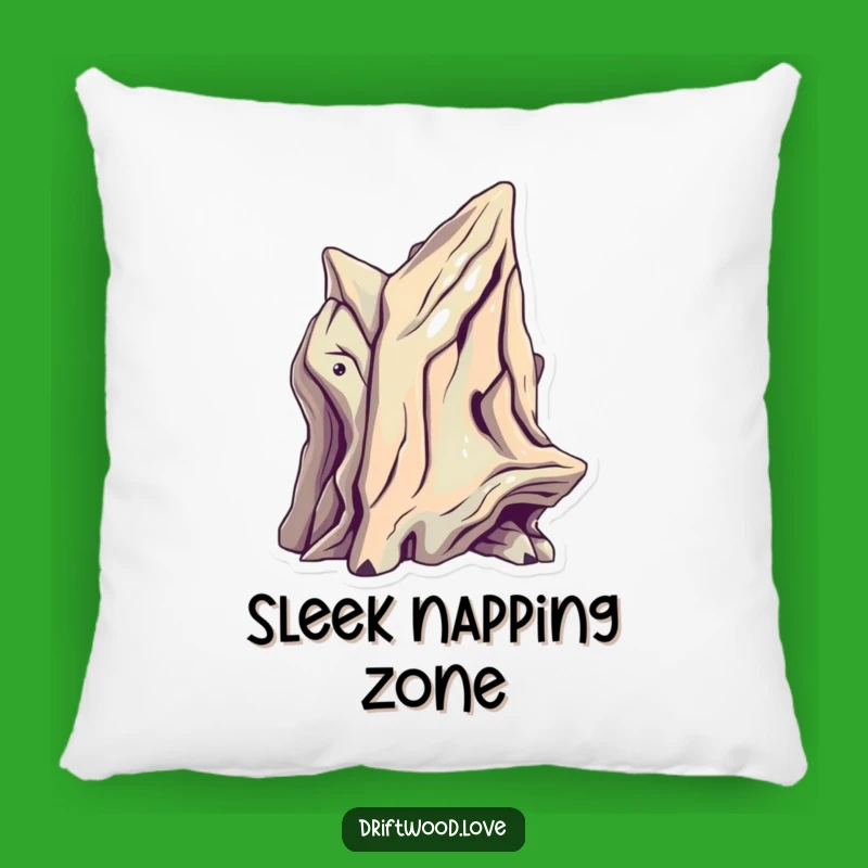 Funny Accent Pillow: Futuristic Driftwood Angles for a Modern, Funny Touch