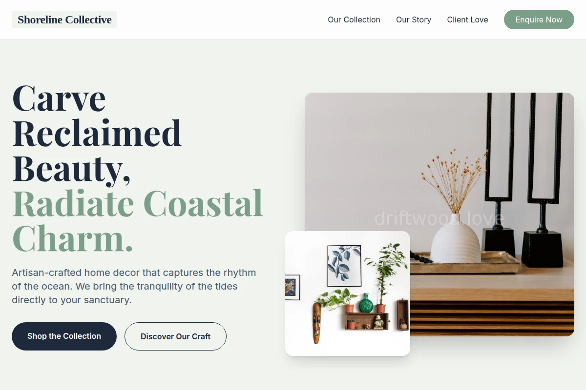 Shell Home Decor