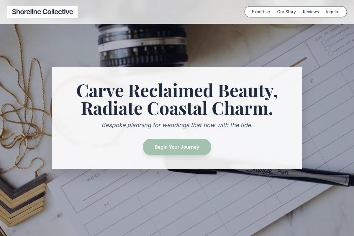 Nautical Wedding Planner