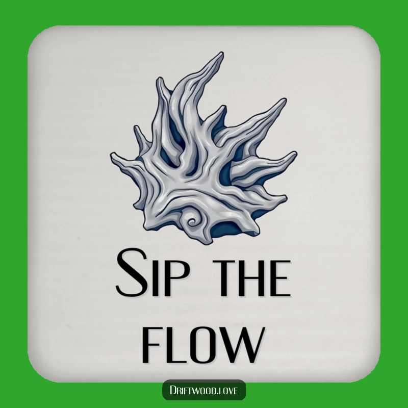 Funny Metallic Driftwood Coasters: Protect Surfaces with Elegant, Organic Design