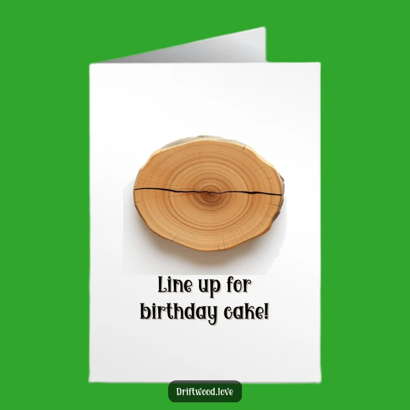 Funny Free Printable Birthday Card: Minimalist Driftwood Humor for Instant Laughs