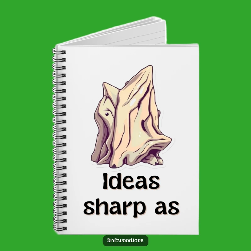 Funny Design Notebook: Futuristic Driftwood Angles for Inspired, Funny Ideas