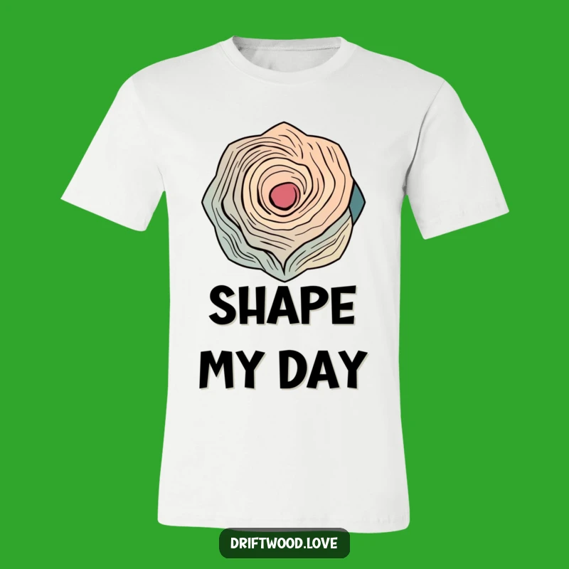 Funny Abstract Wood Curve T-Shirt: Wearable Art for the Artistically Humorous Soul